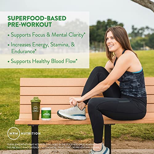 MRM Nutrition Organic Pre-Workout Powder | Black Cherry Flavored | Superfoods MRM Au supplements