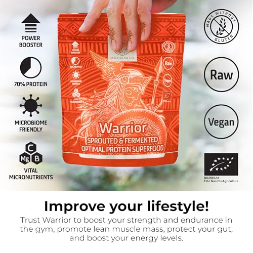 ANCESTRAL SUPERFOODS: Vegan Superfood Protein Powder, Gluten-Free Alkaline Fibre Supplement ANCESTRAL SUPERFOODS SPROUTED FOR LIFE Au supplements