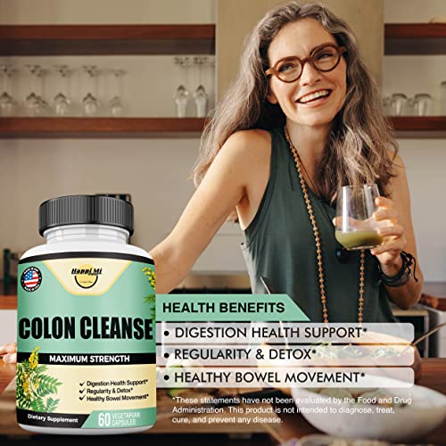Happi Mi Nutrition Colon Cleanse, Colon Detox, All Natural Herbal Formula, Support Healthy Happi Mi Nutrition Au supplements