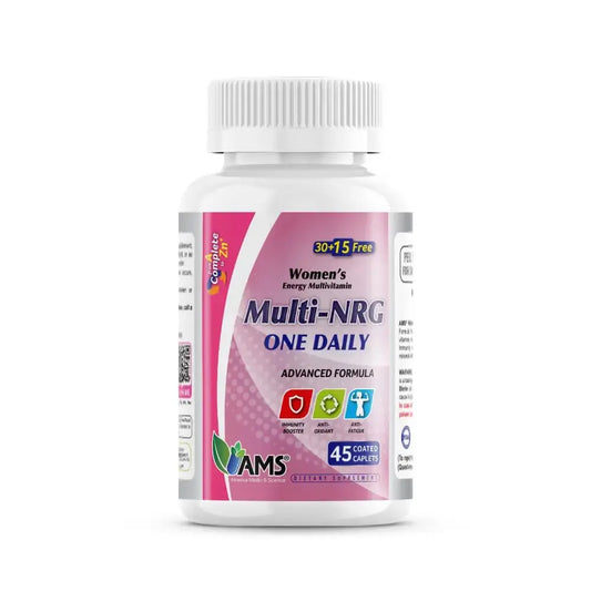 America Medic & Science Multivitamins for Women, Multi-NRG, 45 Coated Caplets, One Daily, Immune Support Supplements, Vitamin C & B Complex America Medic & ScienceAU supplements