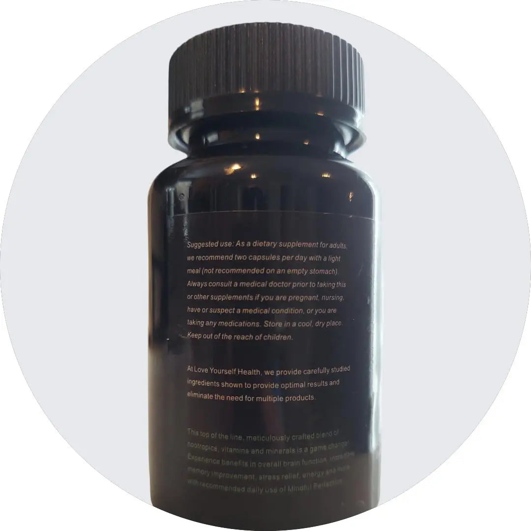 Love Yourself Health Mindful Perfection Premium Nootropic Brain Supplement, 90Count 45 Day Supply for Improved Cognitive Function, Focus, Memory & Energy Love Yourself Health Au supplements