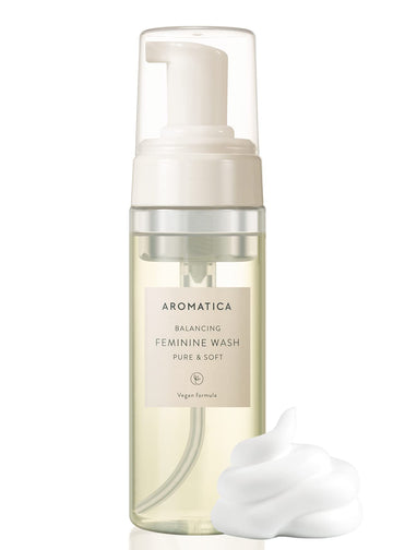 AROMATICA Pure and Soft Feminine Foaming Wash | Vegan, pH-Balanced, Natural Ingredients AROMATICA Au supplements