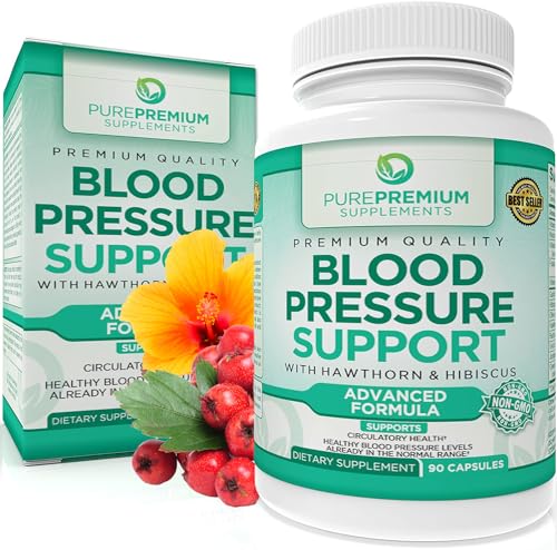 PurePremium Blood Pressure Support Supplement with Hawthorn, Hibiscus & Garlic Extract PurePremium Supplements Au supplements