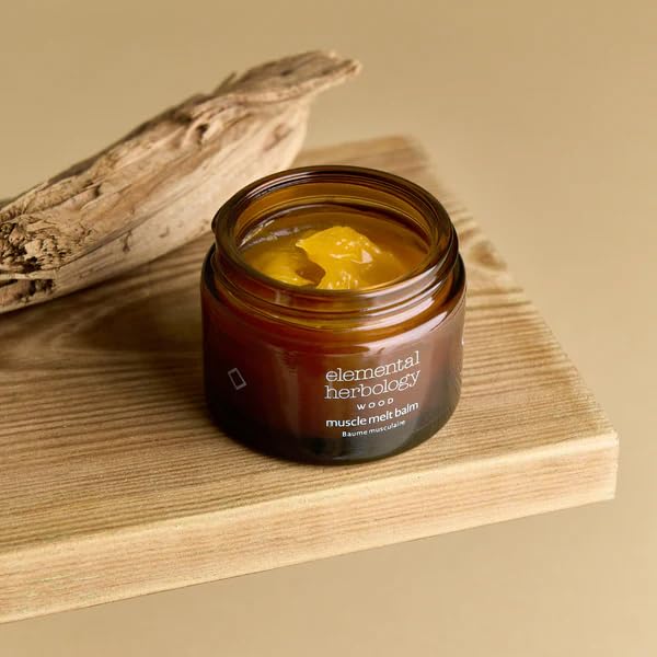 Elemental Herbology Muscle Melt Body Balm 1.7 fl oz – Warming with Ginger, Ho Wood & Turmeric – Comforting Botanical Treatment for Massage & Post-Activity Relaxation Elemental Herbology Au supplements
