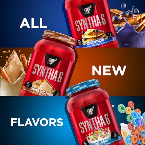 BSN SYNTHA-6 Whey Protein Powder with Micellar Casein, Milk Isolate, Fruity Cereal BSN Au supplements