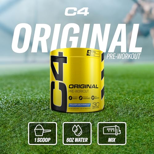 Cellucor C4 Original Pre Workout Powder Frozen Bombsicle Sugar Free Preworkout Cellucor Au supplements