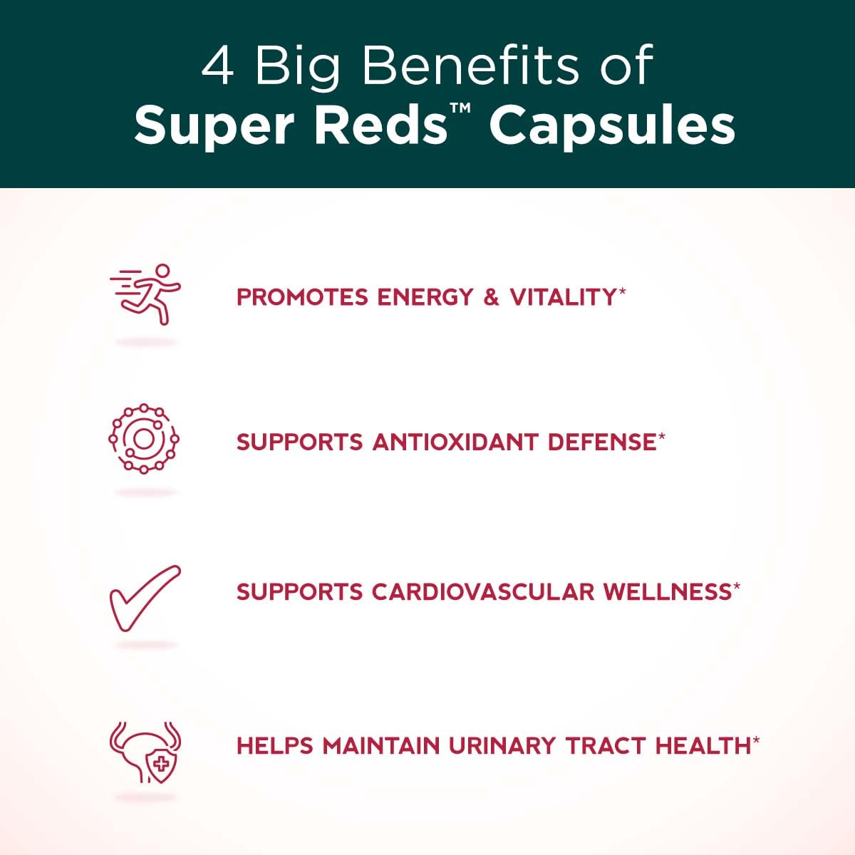 Purity Products Super Reds Capsules Formula (20+ Organic Super Fruits and Berries) Certified Organic Phytonutrients - 90 Capsules Purity Products Au supplements