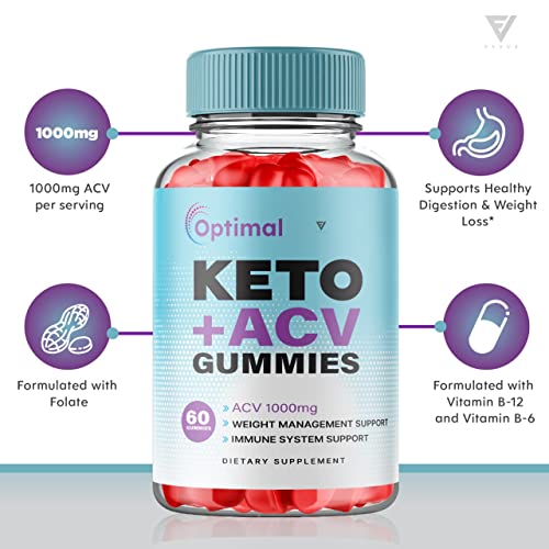 (2 Pack) Optimal Keto ACV Gummies Advanced Weight Loss Plus, Optimal Keto+ACV Gummy Fyvus Au supplements