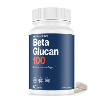 Better Way Health™ - Advanced Immune Readiness - Highly Purified 1,3/1,6 Beta Glucan 100 - Clinically Tested Immune Defense - 100mg/60 Capsules Better Way Health Au supplements