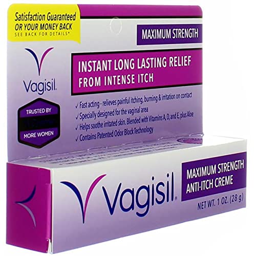 Vagisil Medicated Anti-Itch Creme Maximum Strength - 1oz, Pack of 6 Vagisil Au supplements