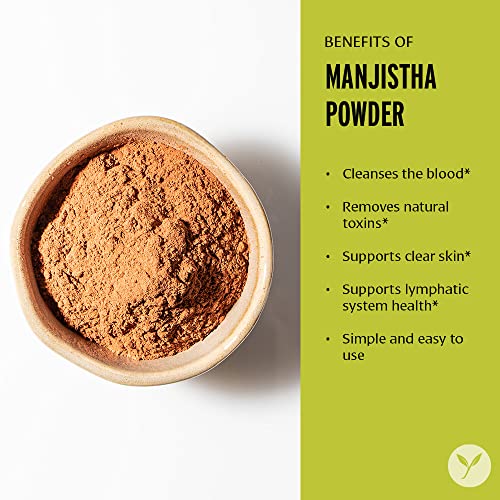 Banyan Botanicals Manjistha Powder, Spice Jar - USDA Organic - Rubia cordifolia - Cleanses Banyan Botanicals Au supplements
