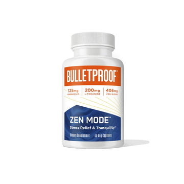 Bulletproof Zen Mode Stress Relief and Tranquility Capsules, 45 Count, Supplement for Calm and Relaxation Bulletproof Au supplements