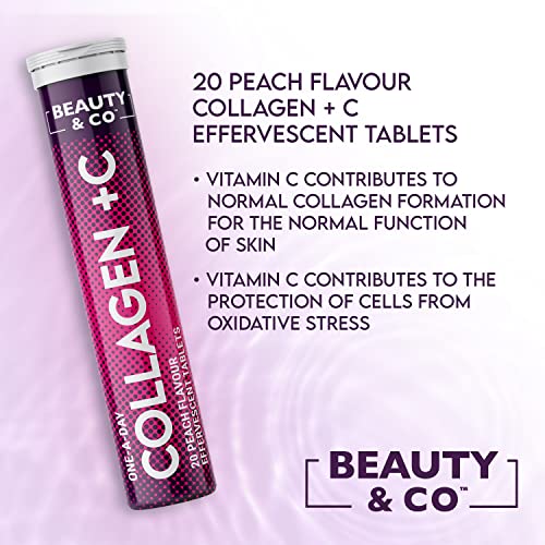 Collagen Effervescent - Marine Collagen & Vitamin C (2 Tubes) Beauty & Co Au supplements