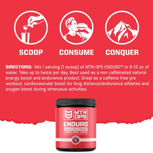MTN OPS Enduro Nitric Oxide Supplement & Stim-Free Pre Workout - 30 Servings MTN OPS Au supplements