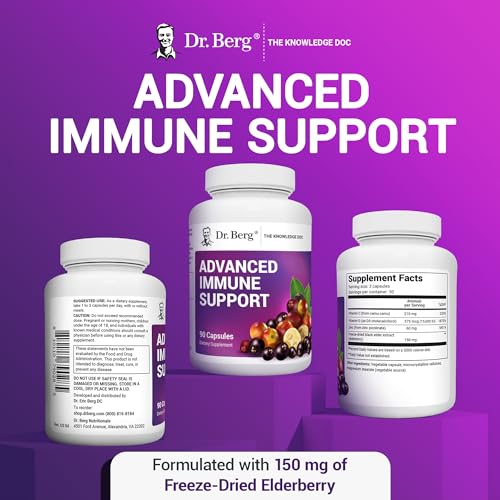 Dr. Berg's Advanced Immune Support - Daily Immunity Multi-System Defense Supplement Dr. Berg Nutritionals Au supplements