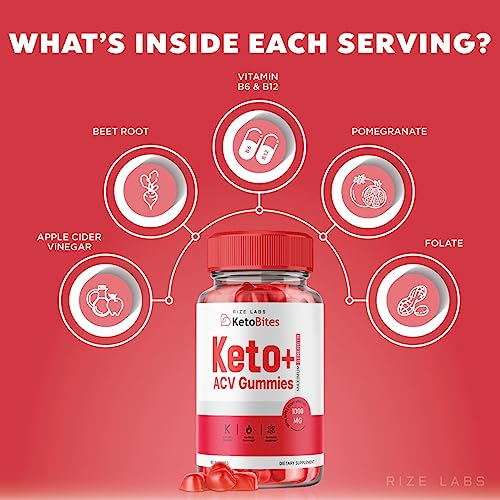 rize labs (2 Pack) Keto Bites - Keto Bites Gummies Advanced Weight Loss - Keto Bites ACV rize labs Au supplements