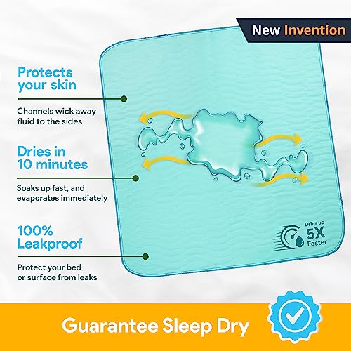 IMPROVIA® Washable Underpads, 34" x 36" (Pack of 4) - Heavy Absorben IMPROVIA Au supplements