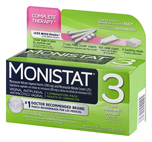 Monistat 3 Day Triple Action Combo Pack, Odorless, White Monistat Au supplements