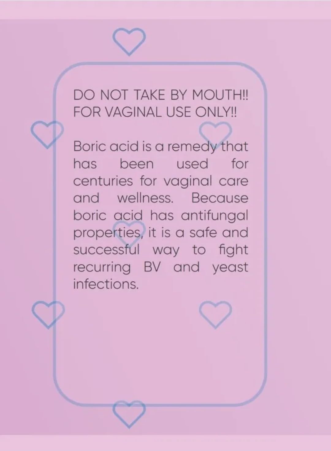 HerSheMe Boric Acid Vaginal Suppositories HerSheMe Au supplements