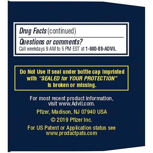 Advil PM Pain Reliever and Nighttime Sleep Aid, Pain Medicine with Ibuprofen for Pain Relief and Diphenhydramine Citrate for a Sleep Aid - 80 Coated Caplets Advil Au supplements