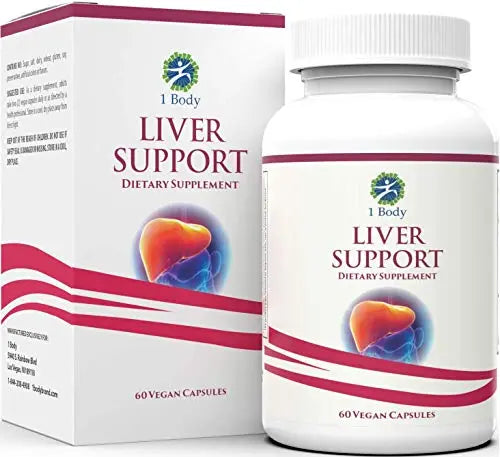 1 Body Liver Support Supplement - Liver Cleanse & Repair - Milk Thistle 1 BodyAU supplements