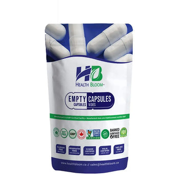 Health Bloom Inc. Empty Vegetable Capsules Size 2 Natural, 1000 Count Health Bloom Inc. Au supplements
