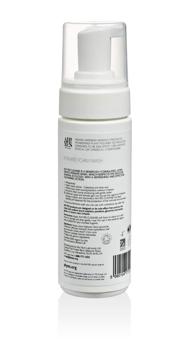 AH! YES CLEANSE Gentle, Organic Foaming Feminine Wash- Unfragranced, pH Matched Vaginal Wash AH! YES Au supplements