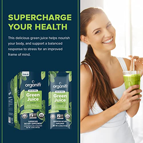 Organifi: GO Packs - Green Juice - Organic Superfood Supplement Powder - 30 Count Organifi Au supplements