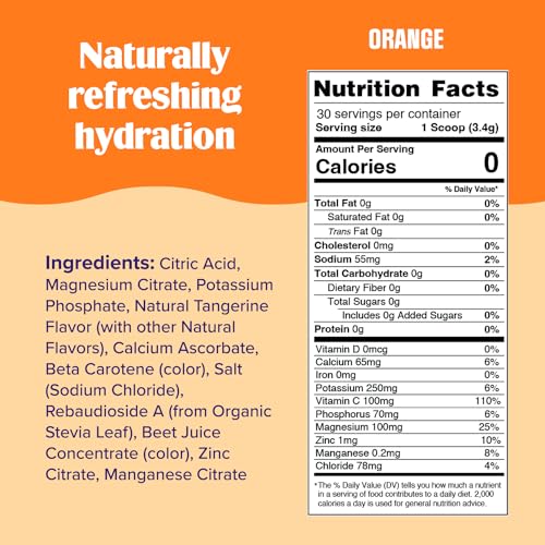 Ultima Replenisher Daily Electrolyte Drink Mix – Orange, 30 Servings – Hydration Powder Ultima Replenisher Au supplements