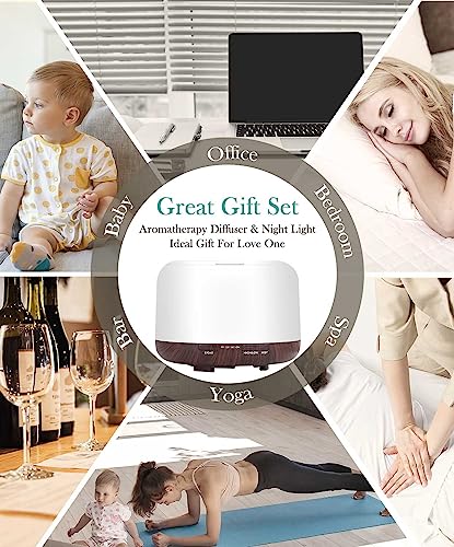 Aegci Aromatherapy Diffusers,300ml Air Humidifier with 7 Colors Light,Adjustable Brightness Aegci Au supplements