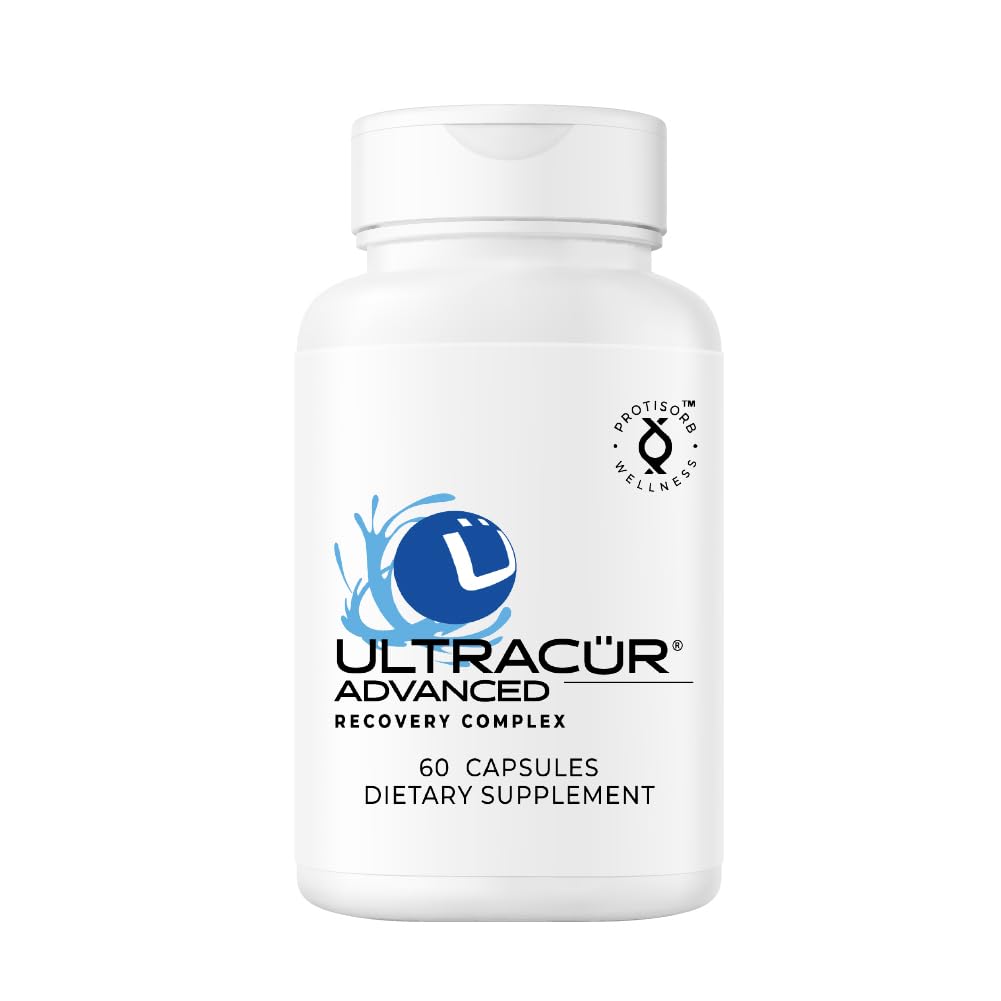 UltraCur Advanced Joint Support Supplement with High Absorption Curcumin - Extra Strength Protisorb Liquid Protein Scaffold - Supports Mobility & Flexibility with Devils Claw & Boswellia - 60 Capsules UltraCur Au supplements