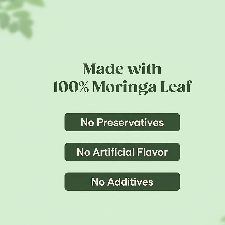 supplefoods Organic Moringa Powder 200 g / 7.05 oz | 100% Natural Green Superfood | Assists Digestion & Daily Detox | Finely Milled Moringa Leaf Powder | USDA Certified Organic Dietary Supplement supplefoods Au supplements