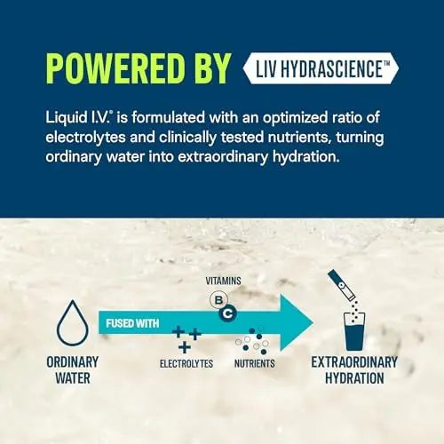 Liquid I.V.® Hydration Multiplier - Acai Berry | Electrolyte Powder Drink Mix | 3 Pack (48 Servings) Liquid I.V. Au supplements