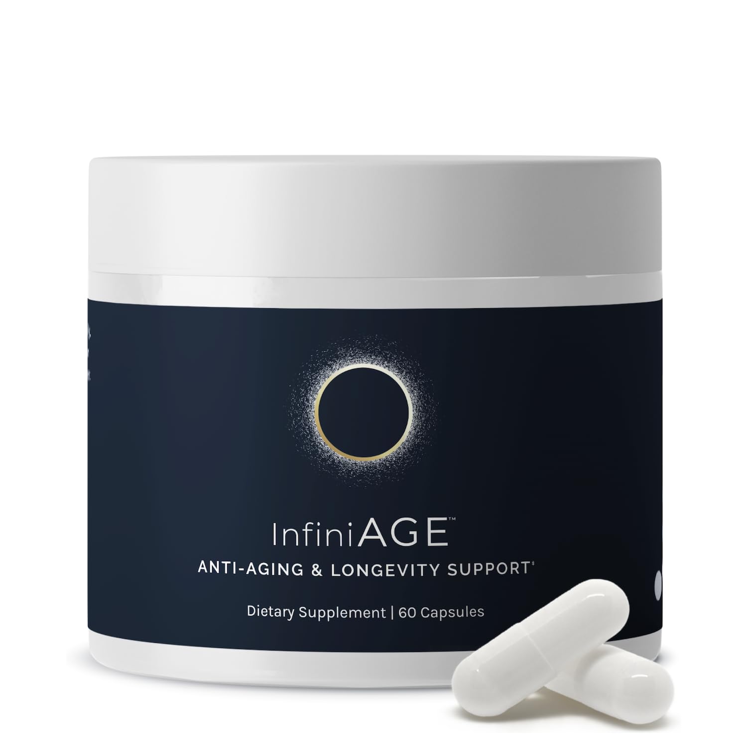 InfiniWell InfiniAge Longevity Supplements - Advanced Cellular Health Supplements with Lutein, N-Acetyl Cysteine (NAC) & Low Dose Zinc - Support Nutrient Sensing & Mitochondrial Health (30 Capsules) InfiniWell Au supplements