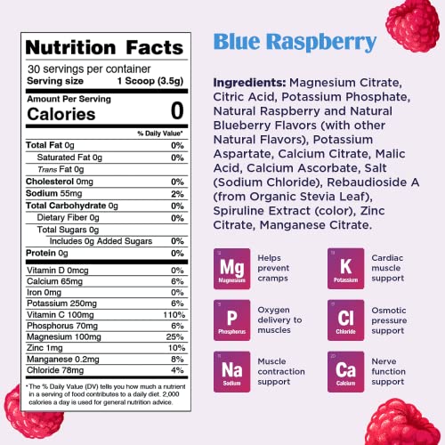 Ultima Replenisher Electrolyte Hydration Drink Mix, Blue Raspberry, 30 Servings Ultima Replenisher Au supplements