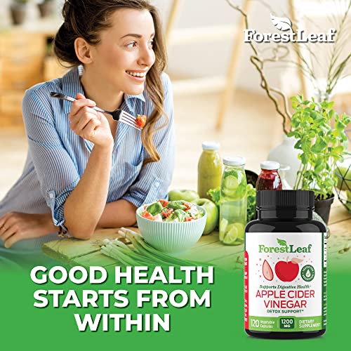 ForestLeaf - Apple Cider Vinegar Capsules with Cayenne Pepper Powder 1200mg ForestLeaf Au supplements