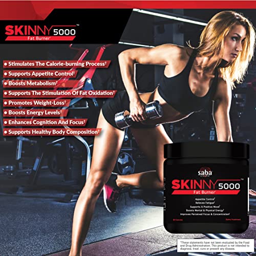 Saba Skinny 5000 -Fat Loss -Weight Loss-Appetite Control -Mild Jitter-Free Energy- Focus Saba Au supplements