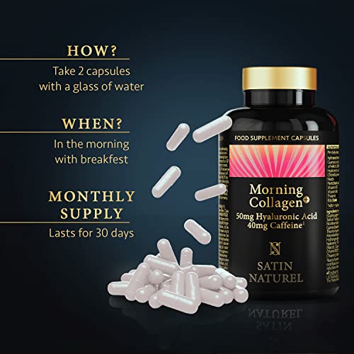 Marine Collagen - 60 Capsules of Type 1 Hydrolysed Marine Collagen SatinNaturel Au supplements