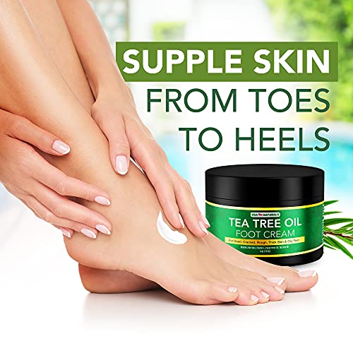 Tea Tree Oil Foot Cream For Dry Cracked Heels Repair - Natural Foot Cream For Dry Cracke USA Naturals Au supplements