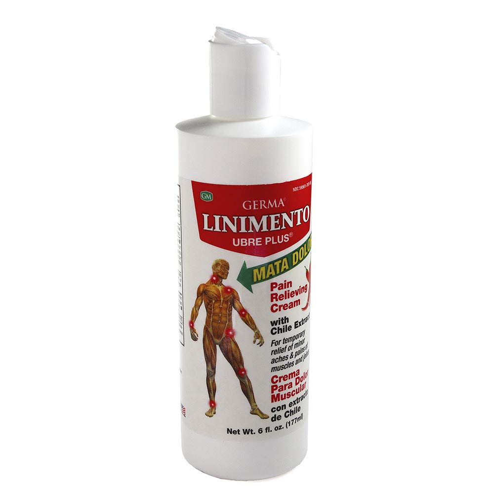 Germa Liniment Udder Plus. Natural Topical Analgesic Ointment. Relief for Pain and Aches in Joints and Back. With Chile Extract. 6 oz Germa Au supplements
