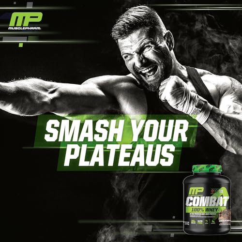 MusclePharm Combat 100% Whey, Chocolate Milk - 5 lb Protein Powder - Gluten Free Muscle Pharm Au supplements