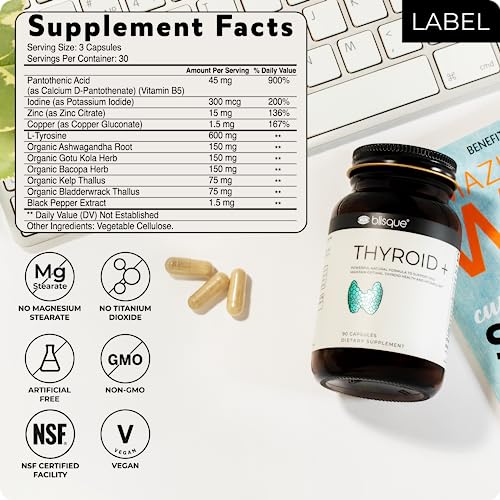 Blisque – Thyroid Support Supplement Complex for Healthy Metabolism and Increased Energy Blisque Au supplements