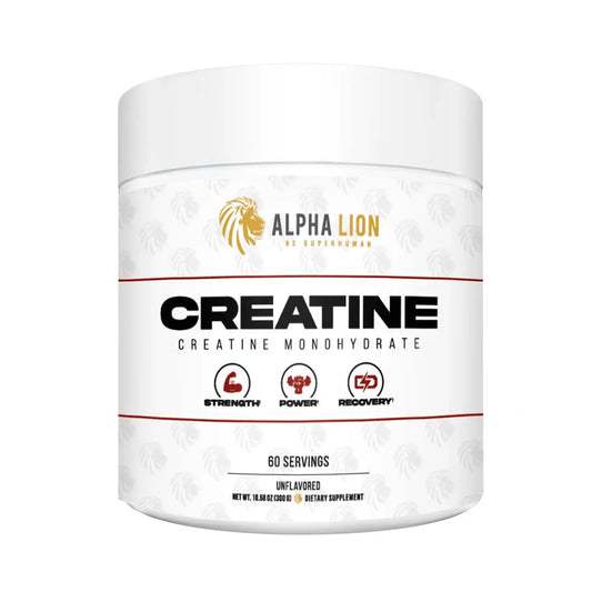 ALPHA LION Creatine Monohydrate Powder, 5000mg Per Serving (5g), Supports Muscle Strength, Power, Athletic Performance, Pure Creatina Monohydrata ALPHA LIONAU supplements