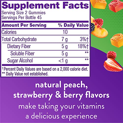 Vitafusion Fiber Well Sugar Free Fiber Supplement & Chewable Calcium Gummy Vitamins Vitafusion Au supplements