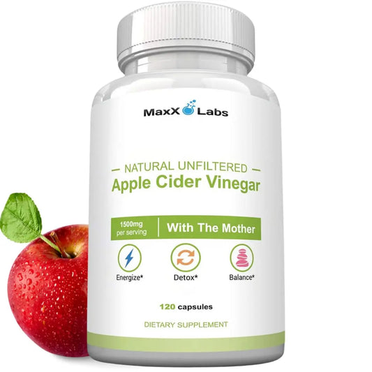 Apple Cider Vinegar Capsules with The Mother - Healthy Keto Diet Supplements MaxX LabsAU supplements