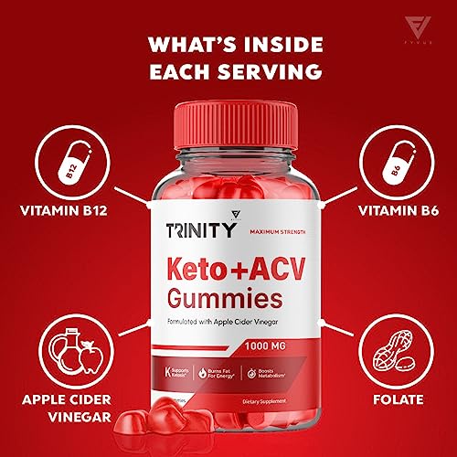 (3 Pack) Trinity Keto, Trinity Keto ACV Gummies - Trinity Keto ACV Gummies Advanced Apple Fyvus Au supplements