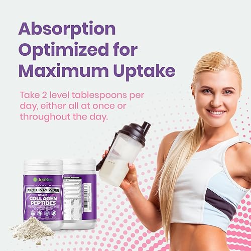JeaKen - Unflavored Collagen Peptides Powder from Grass-Fed Bovine Sources - Sugar-Free Hydrolyzed Collagen JeaKen Au supplements
